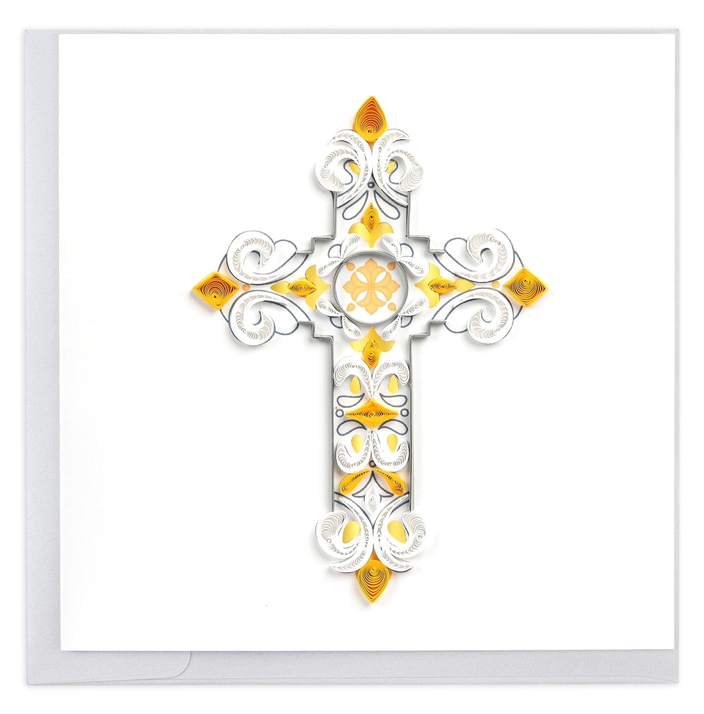 Ornate Cross Quilling Card