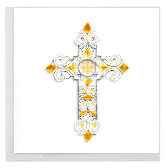 Ornate Cross Quilling Card