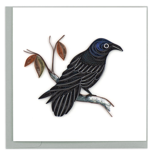 Raven Quilling Card 
