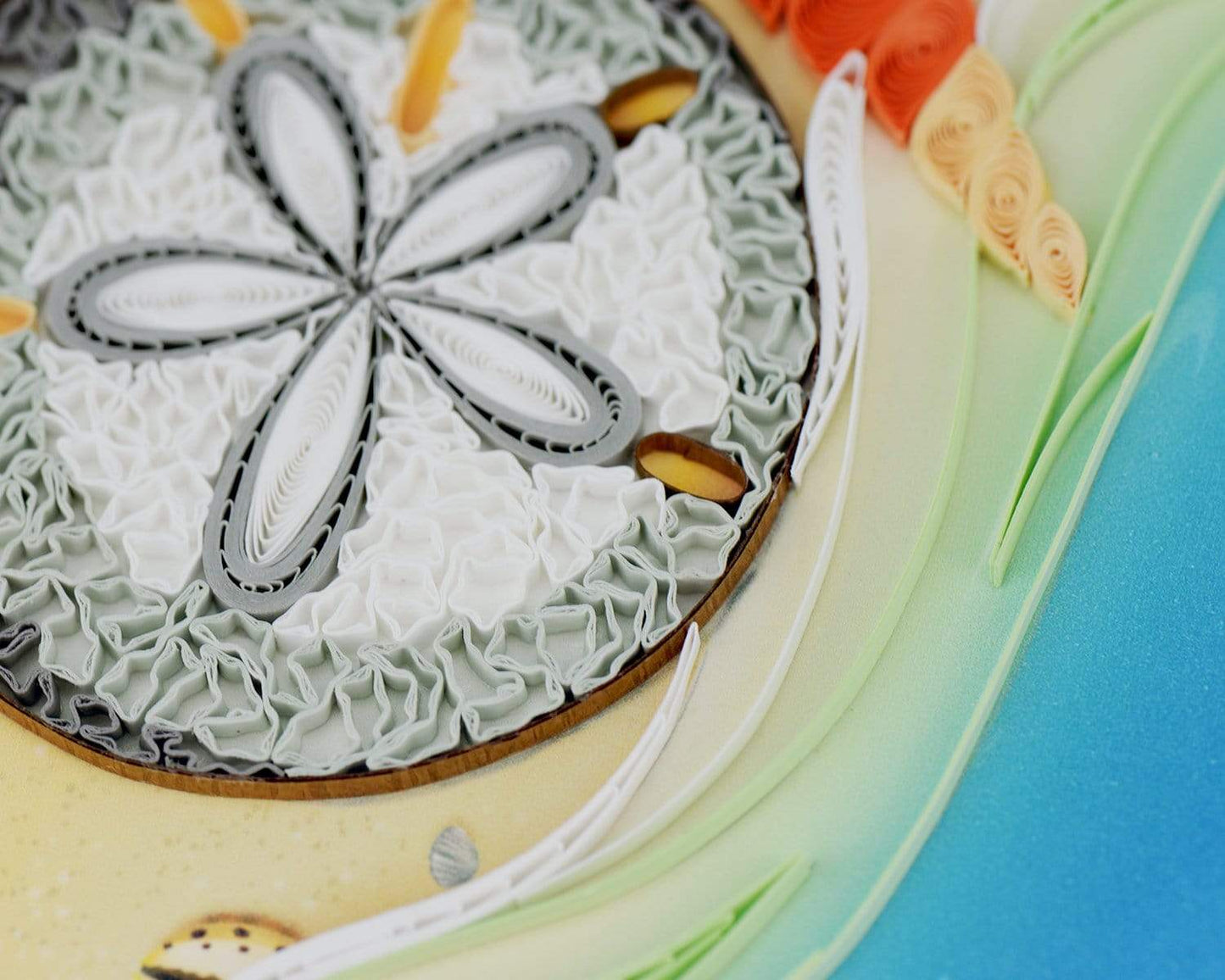 Sand Dollar Quilling Card
