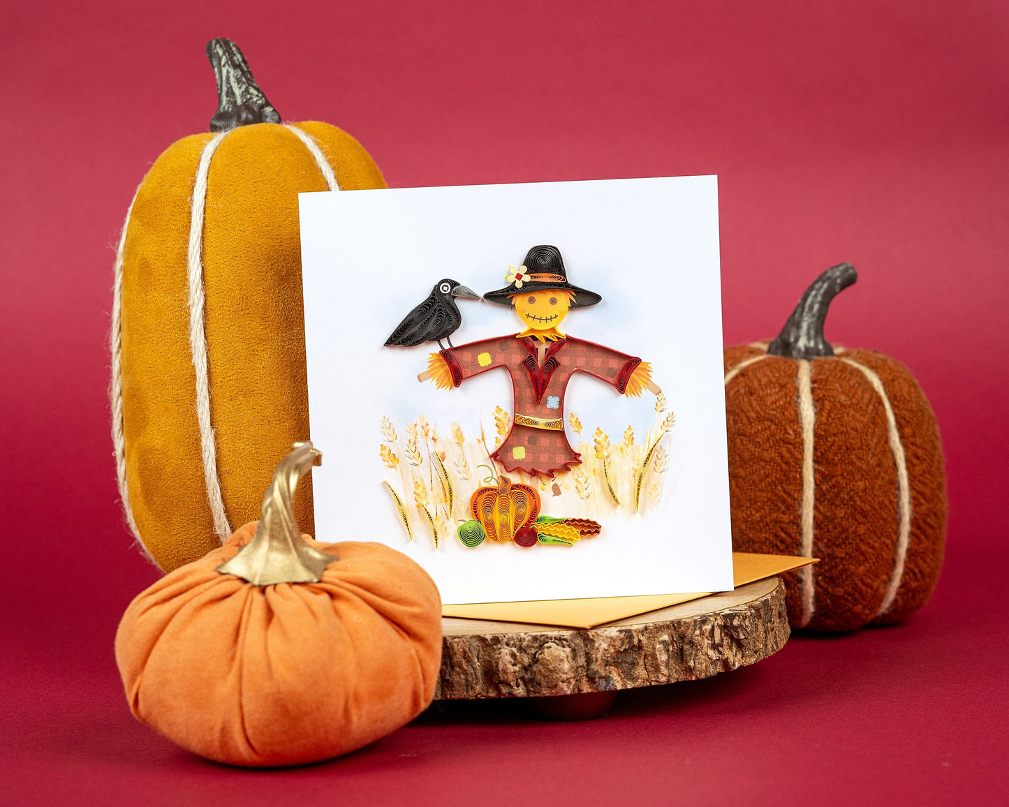Scarecrow Quilling Card