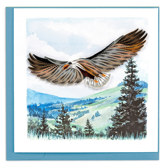 Soaring Eagle Quilling Card 