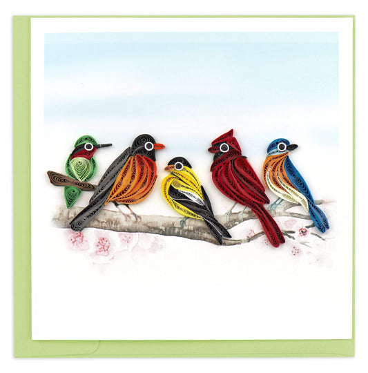 Songbirds Quilling Card 