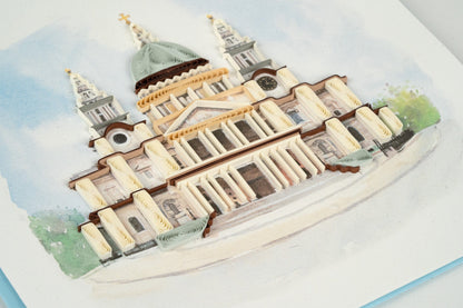 St Paul's Cathedral Quilling Card