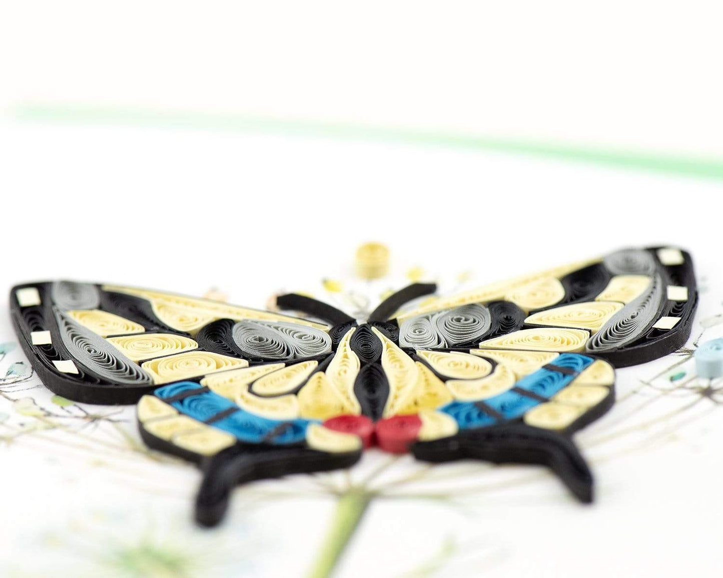Swallowtail Butterfly Quilling Card