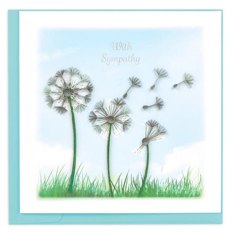 Sympathy Dandelions Quilling Card
