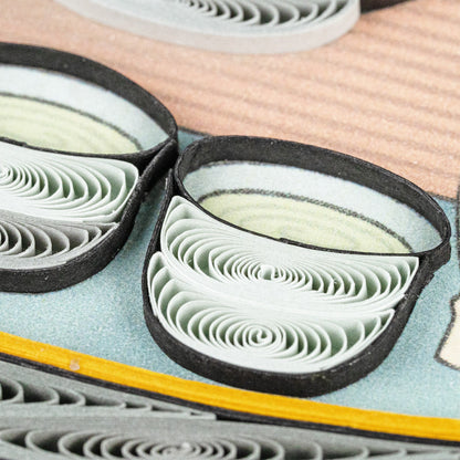 Tea Ceremony Quilling Card