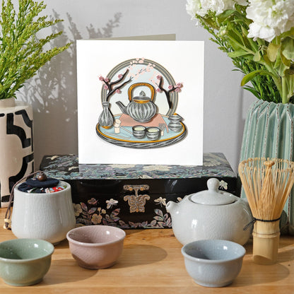 Tea Ceremony Quilling Card