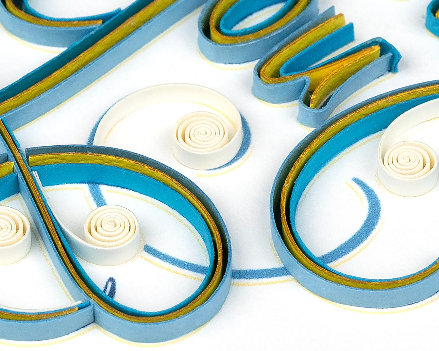 Thank You Quilling Card