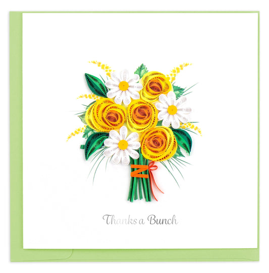 Thanks a Bunch Quilling Card