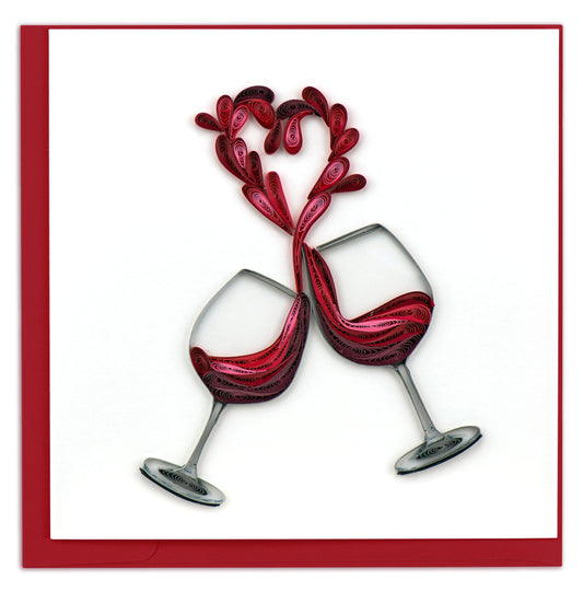 Toast to Love Quilling Card