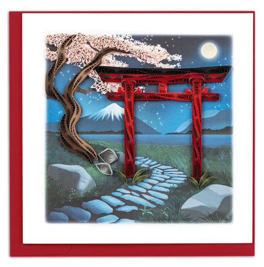 Torii Gate Quilling Card