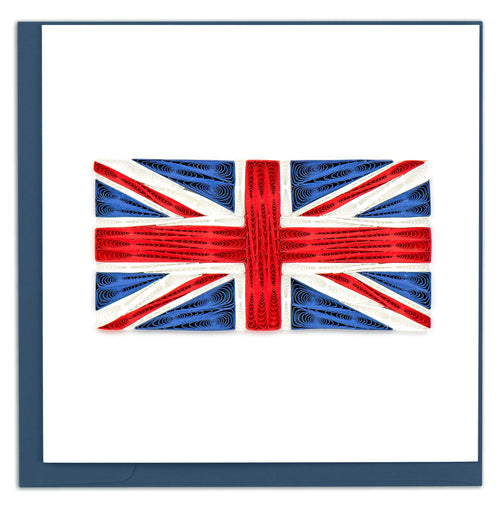 Union Jack Flag Quilling Card