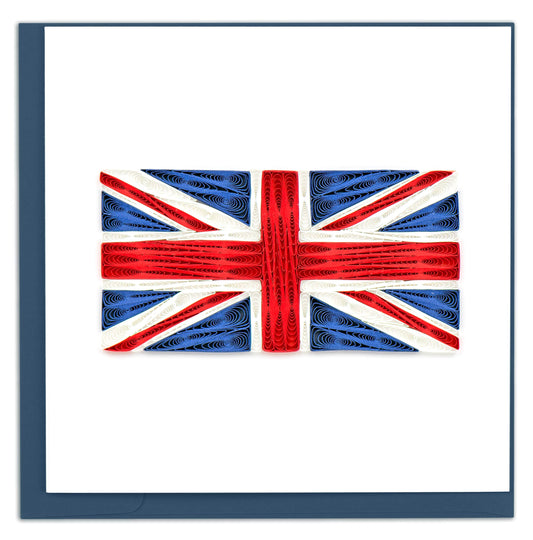 Union Jack Flag Quilling Card