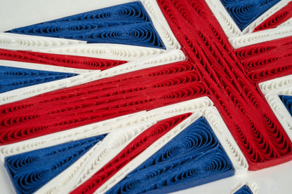 Union Jack Flag Quilling Card