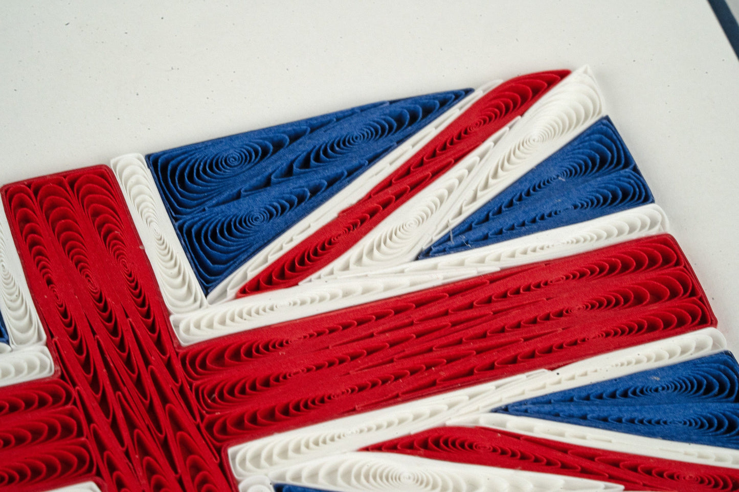Union Jack Flag Quilling Card