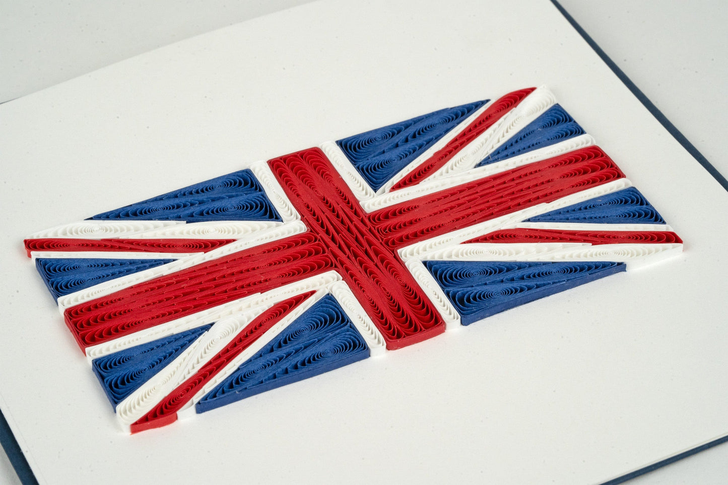 Union Jack Flag Quilling Card