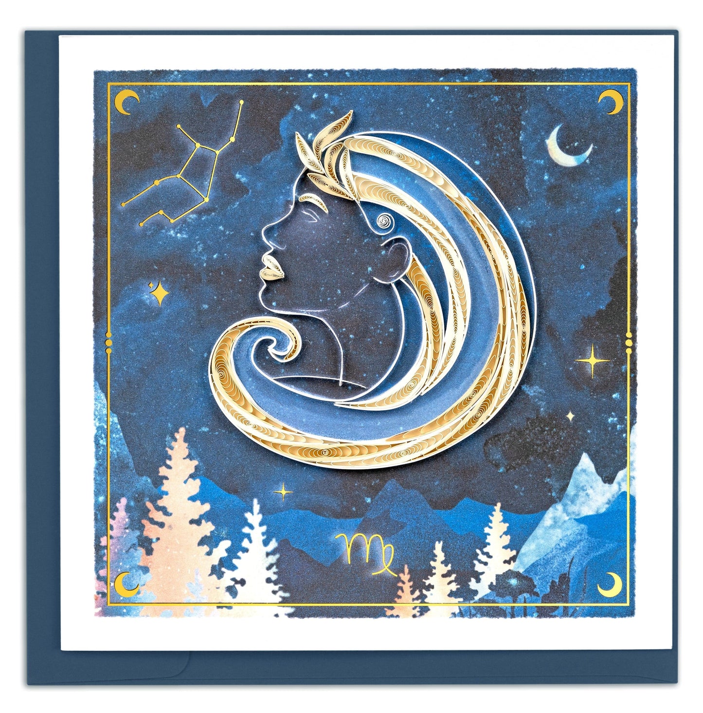 Virgo Quilling Card