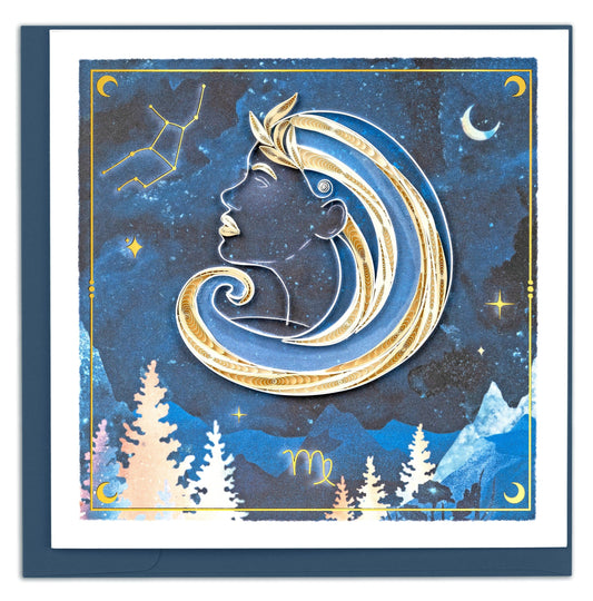 Virgo Quilling Card