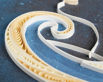 Virgo Quilling Card