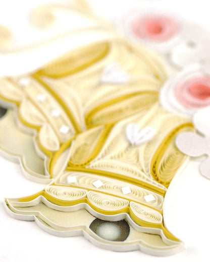 Quilled Wedding Bells Greeting Card 4785733337167
