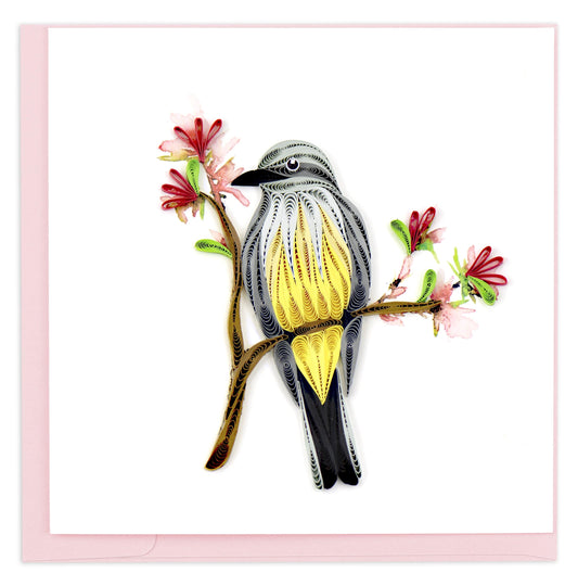 Western Kingbird Quilling Card 