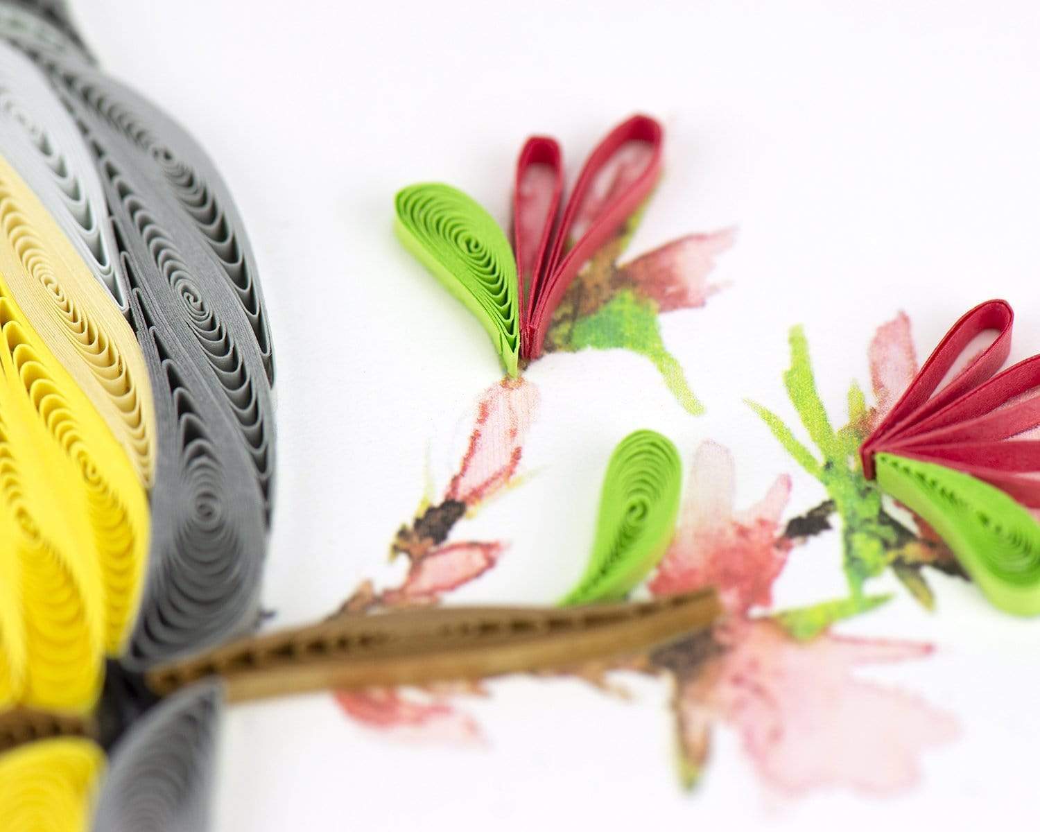 Western Kingbird Quilling Card 