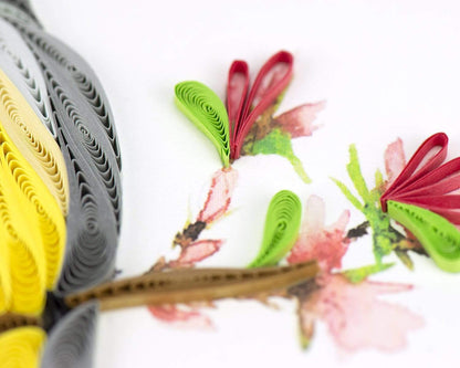 Western Kingbird Quilling Card 