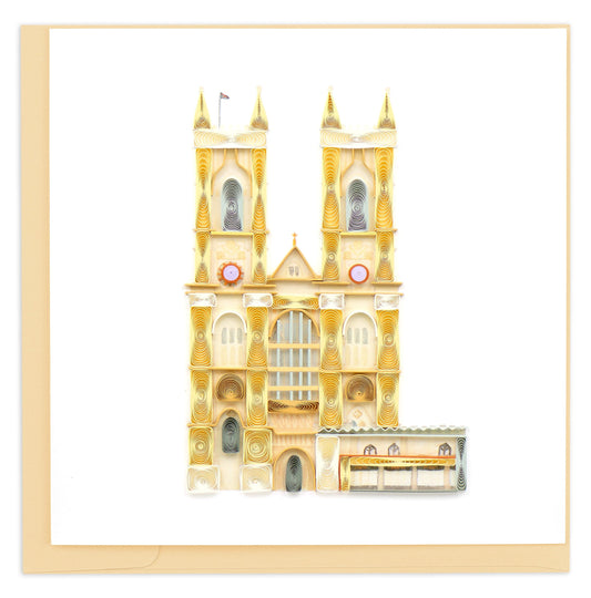 Westminster Abbey Quilling Card
