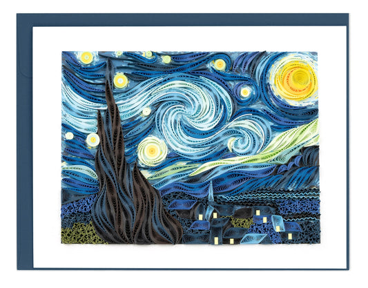 Quilled Artist Series - Starry Night, Van Gogh