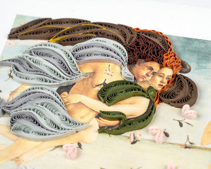 Quilled Artist Series - The Birth of Venus, Botticelli