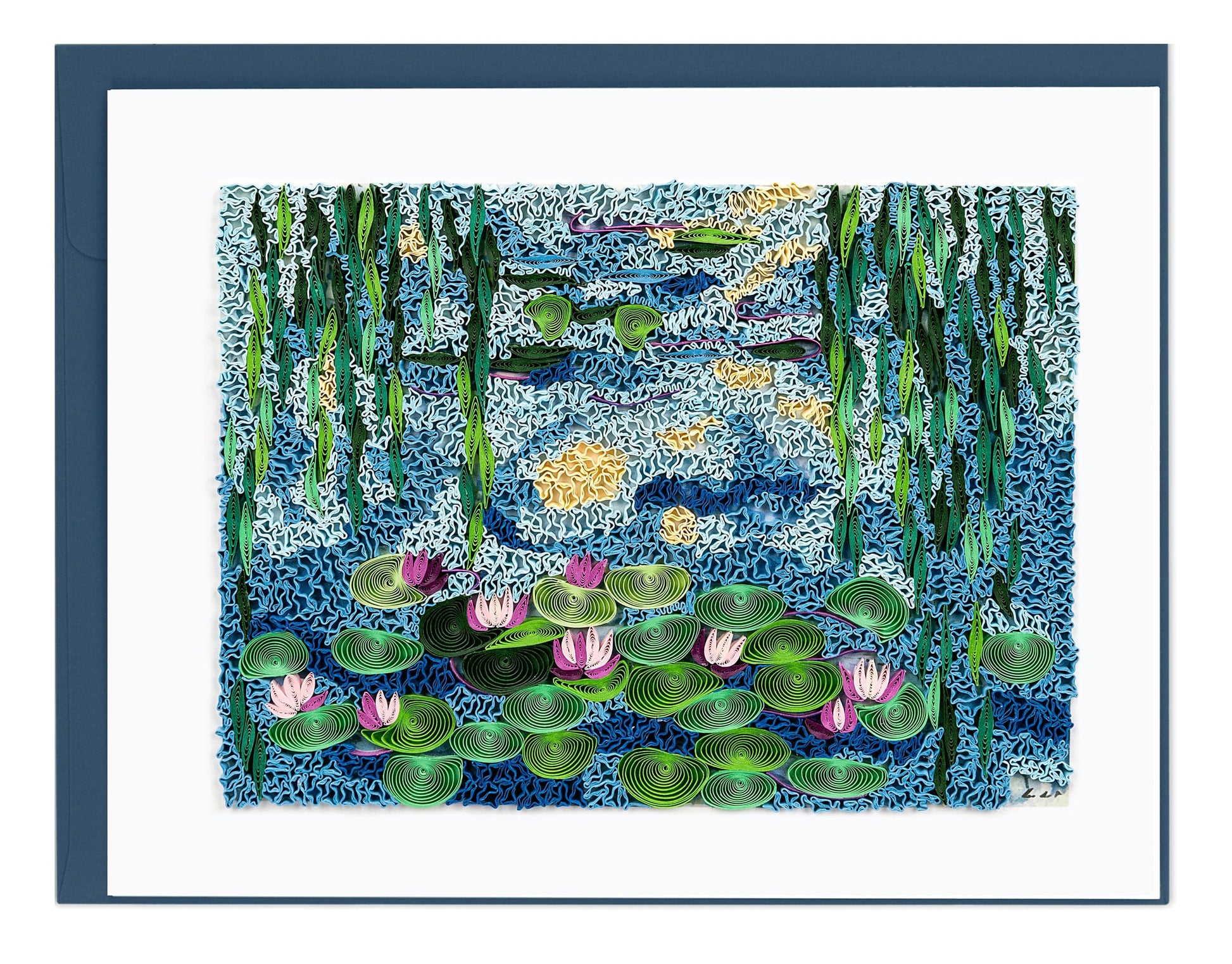 Quilled Artist Series - Water Lilies 1916-19, Monet