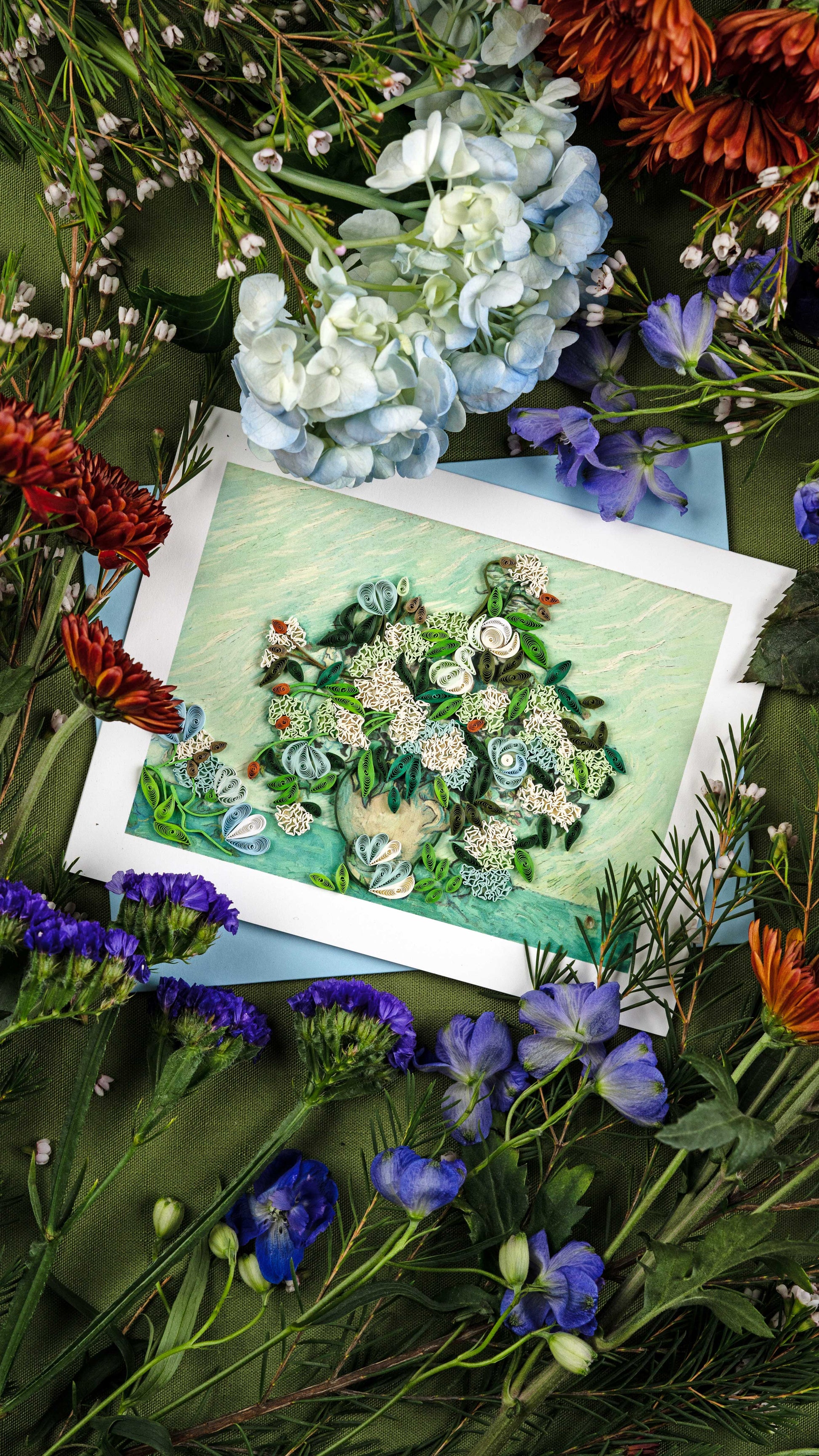 Quilled Artist Series – Roses, van Gogh