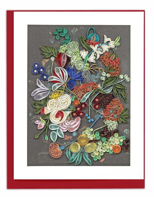 Quilled Artist Series – Still Life with Flowers and Fruit, van Huysum