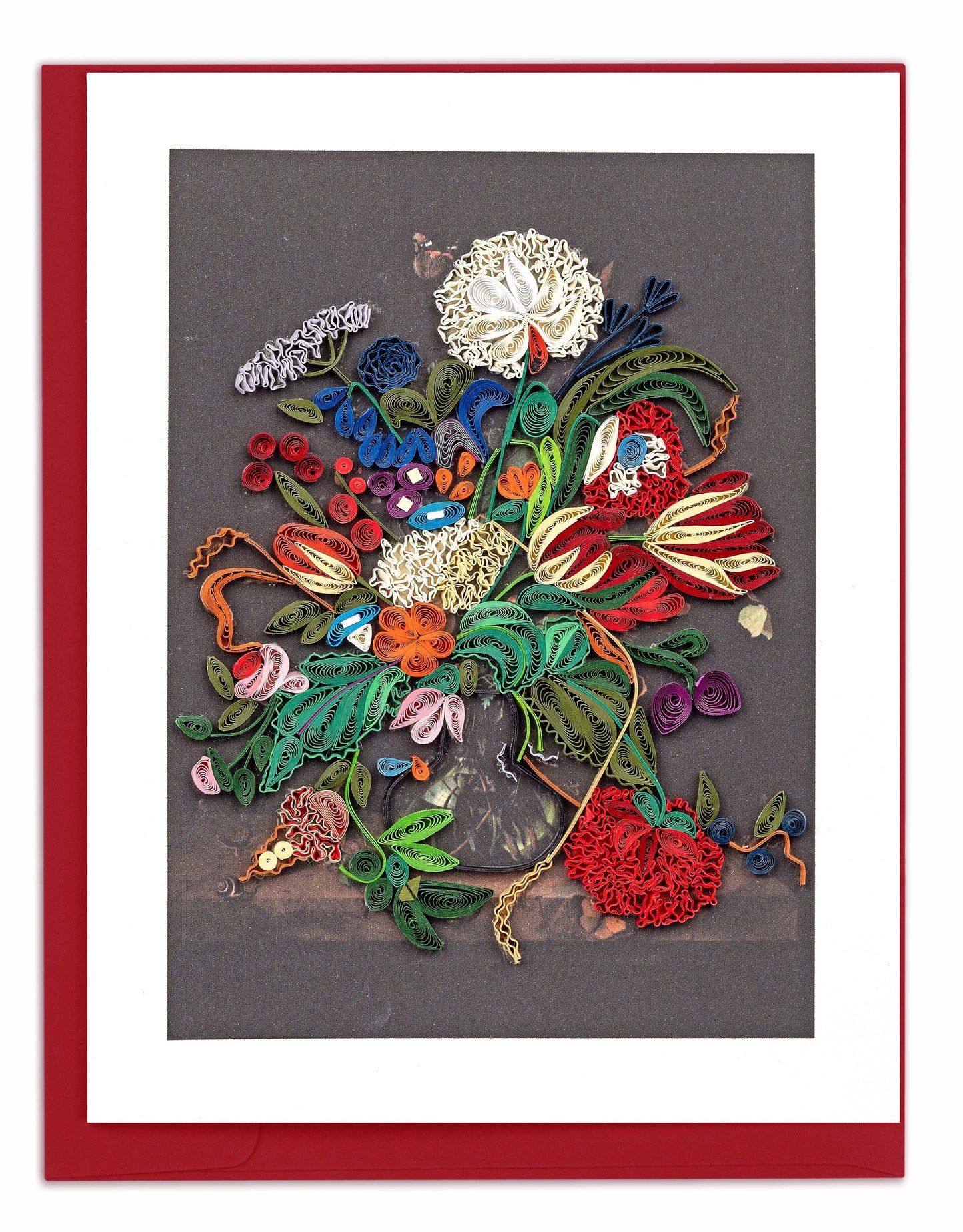Quilled Artist Series – Vase of Flowers, de Heem
