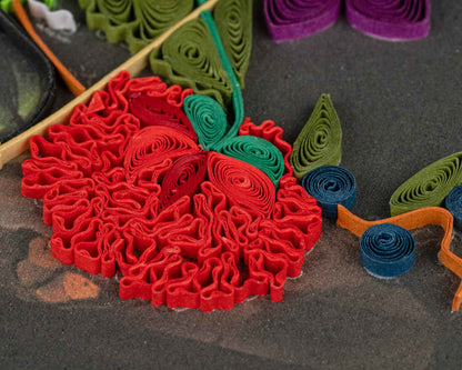Quilled Artist Series – Vase of Flowers, de Heem