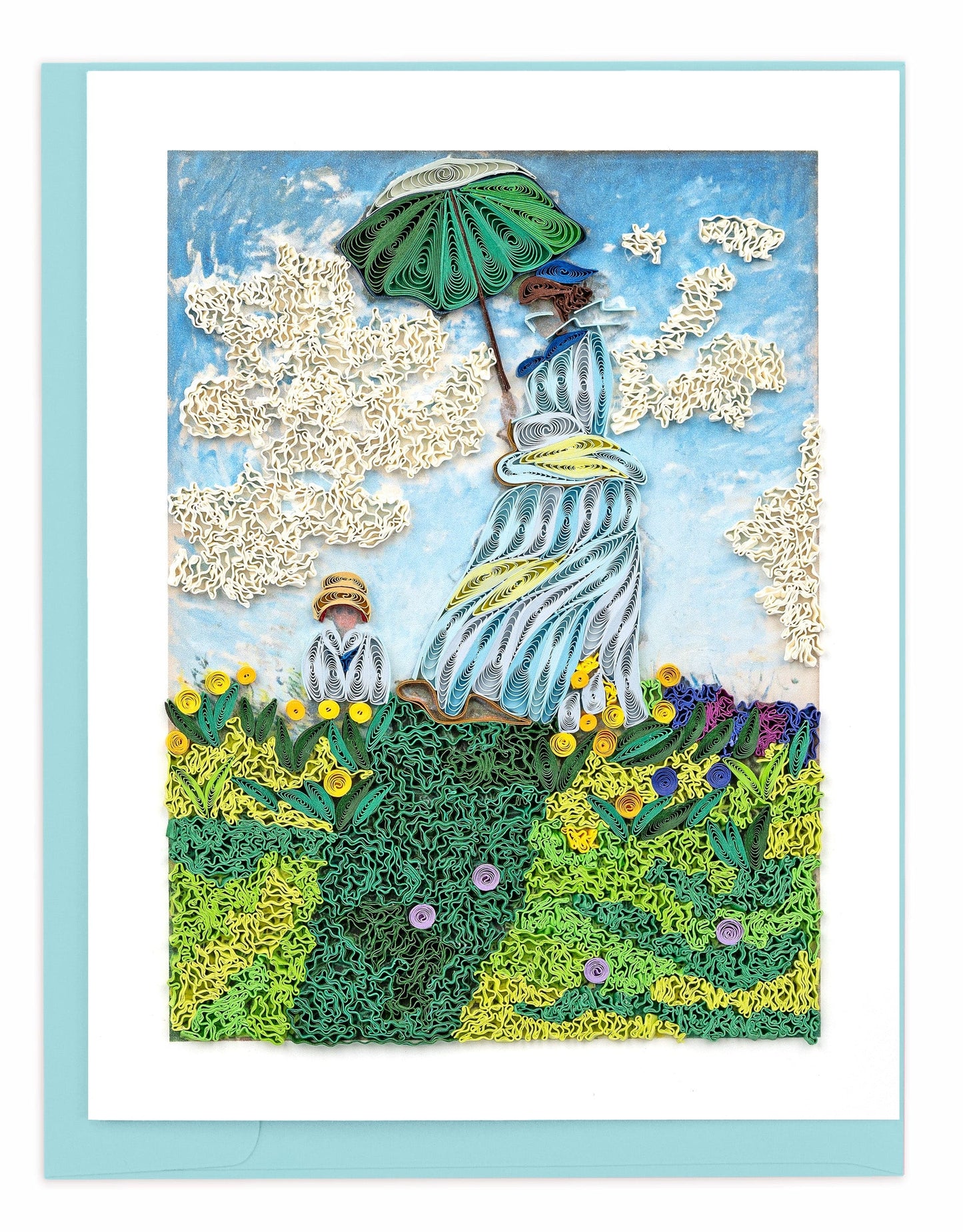 Quilled Artist Series – Woman with a Parasol, Monet