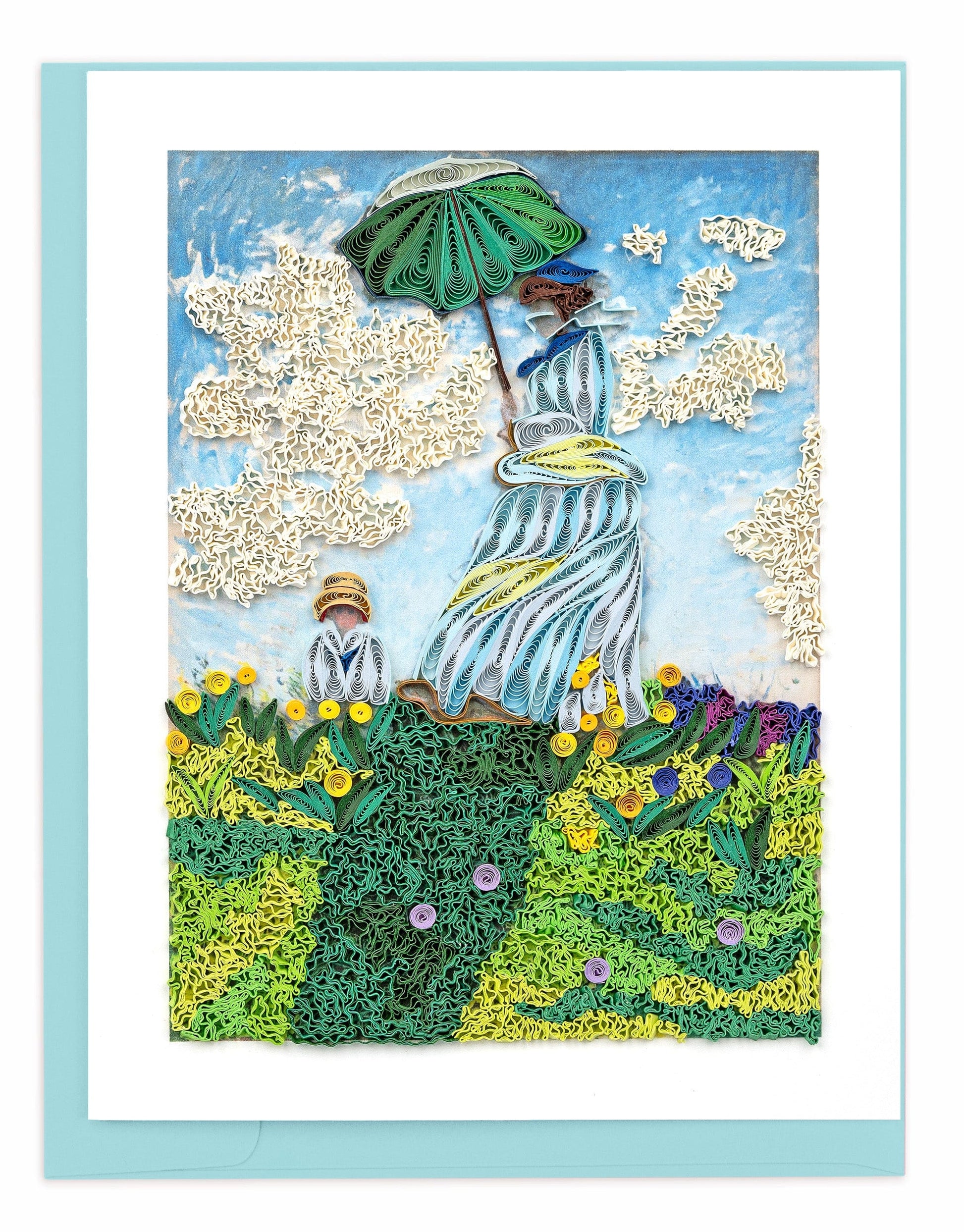 Quilled Artist Series – Woman with a Parasol, Monet