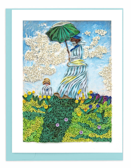 Quilled Artist Series – Woman with a Parasol, Monet