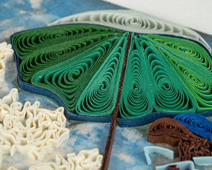 Quilled Artist Series – Woman with a Parasol, Monet